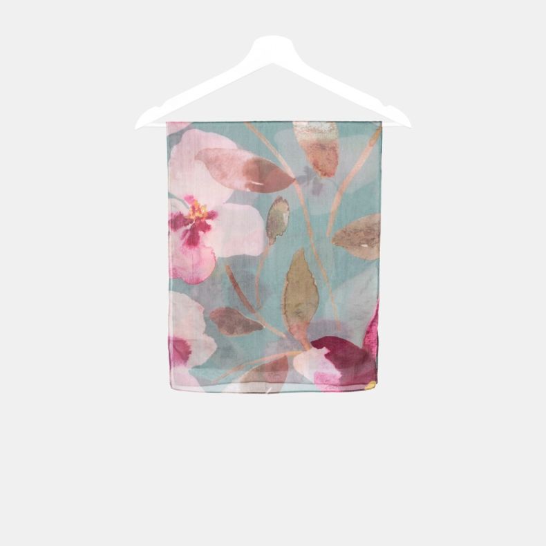 National Trust Avebury Apple Blossom Silk Scarf