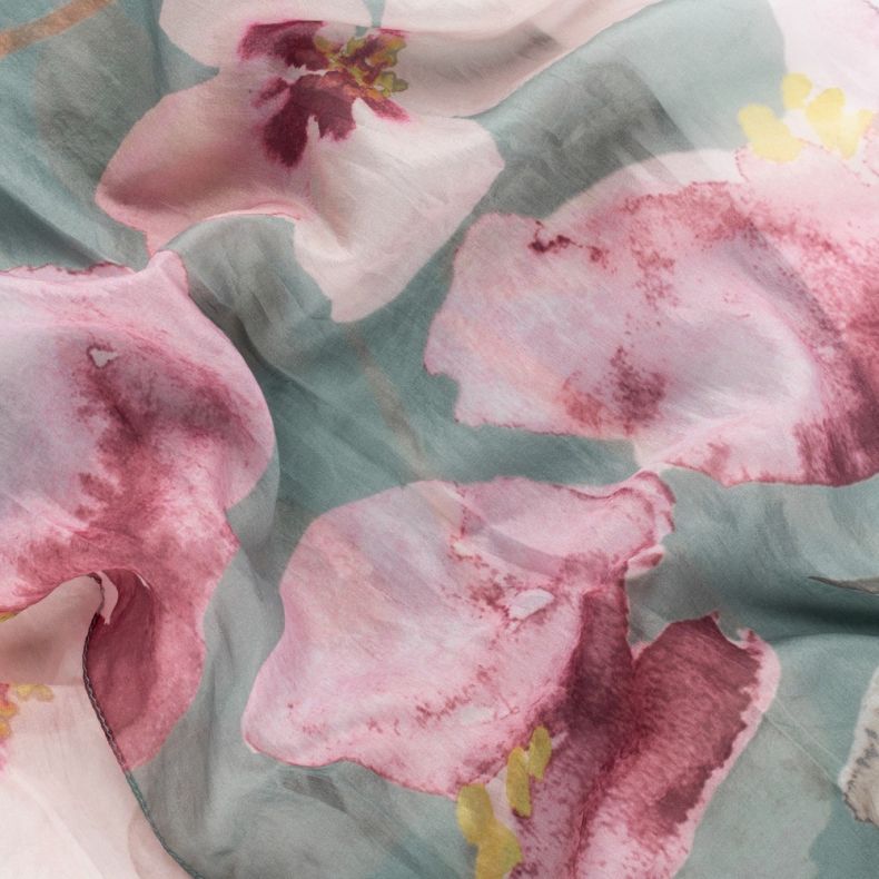 National Trust Avebury Apple Blossom Silk Scarf