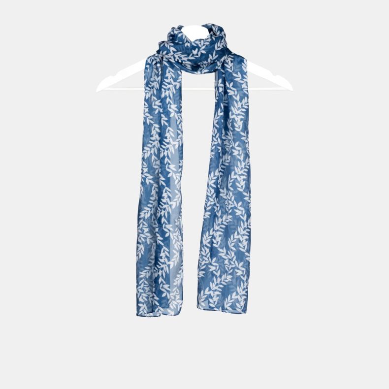 National Trust Blue Vines Silk Scarf