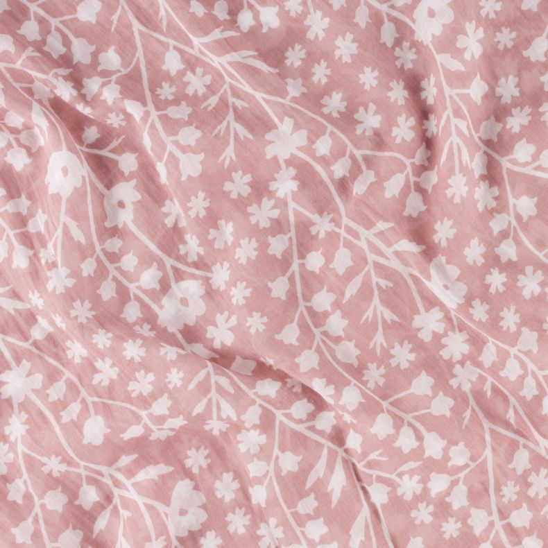 National Trust Bluebells Pink Organic Cotton Scarf