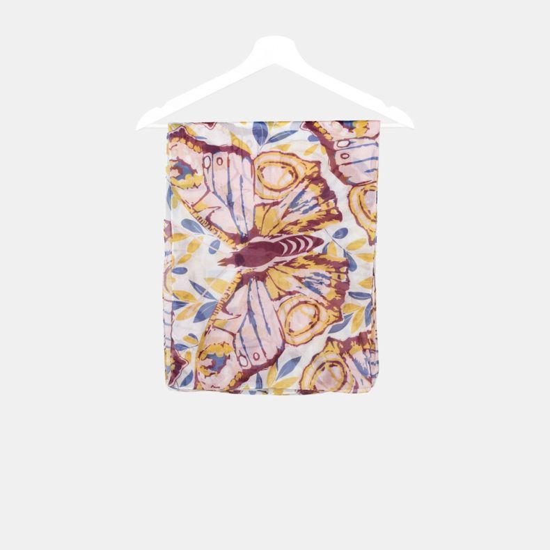 National Trust Abstract Butterfly Silk Scarf