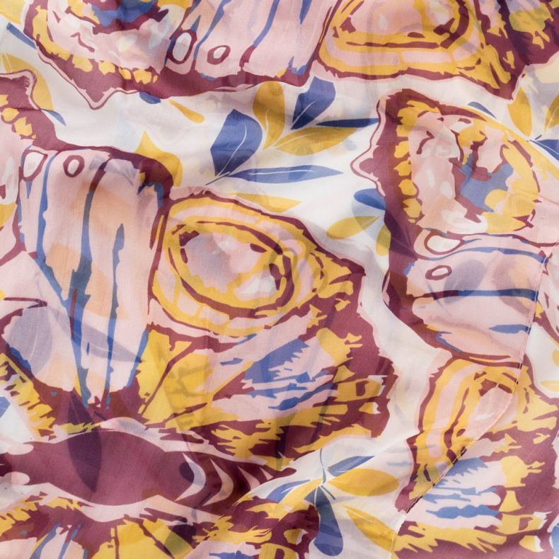 National Trust Abstract Butterfly Silk Scarf