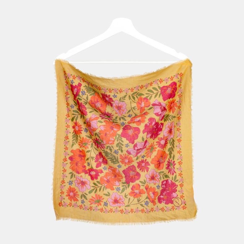 Powder Square Cotton Bandana Scarf