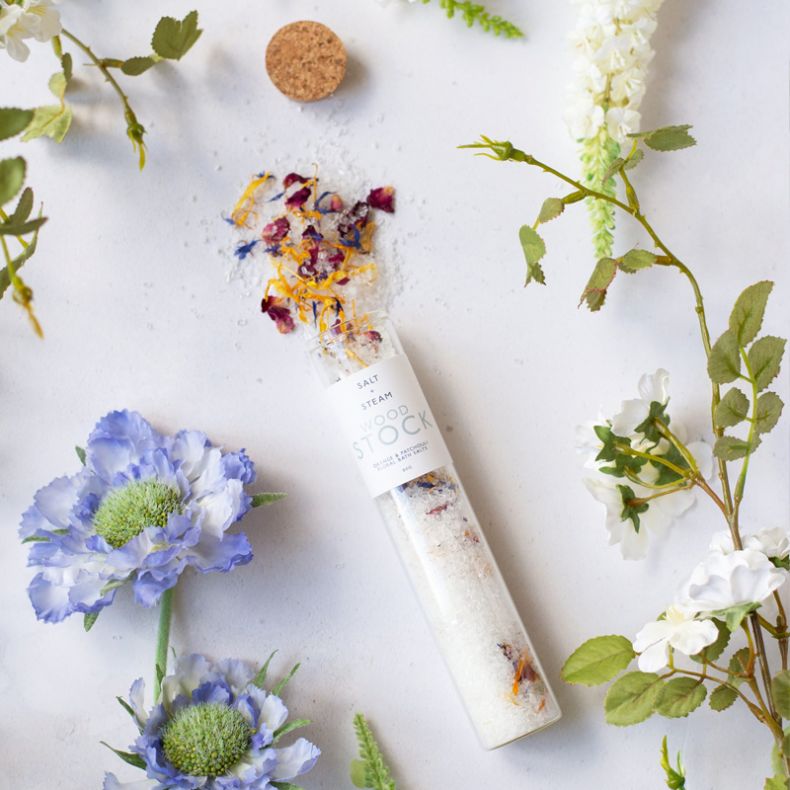 Salt + Steam Flower Power Bath Salt Set