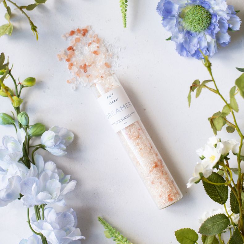 Salt + Steam Flower Power Bath Salt Set