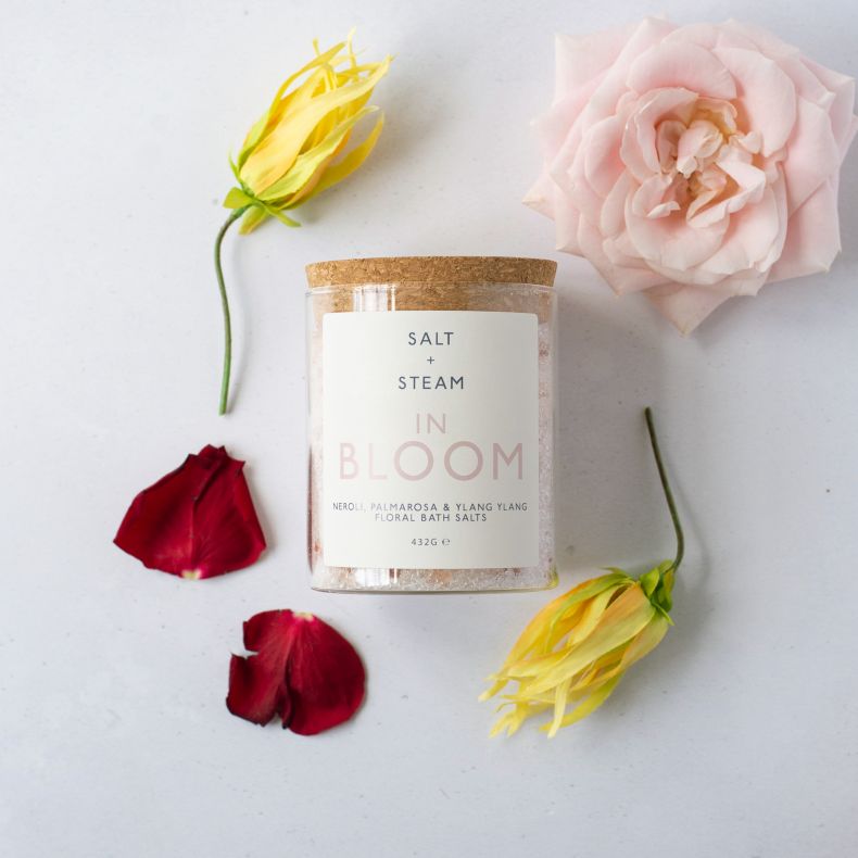 Salt + Steam In Bloom Bath Salts Jar