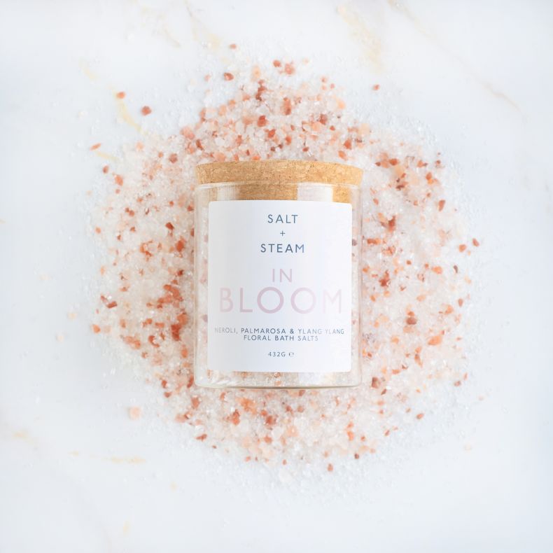 Salt + Steam In Bloom Bath Salts Jar