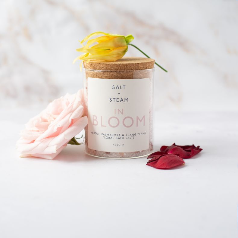 Salt + Steam In Bloom Bath Salts Jar