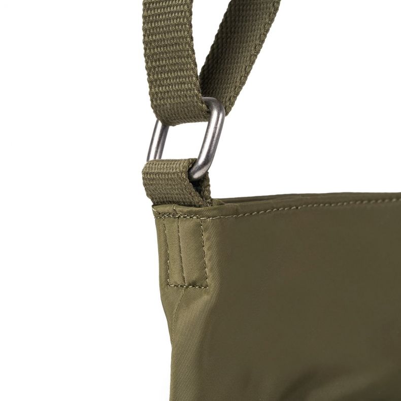 ROKA Kennington B Medium Khaki Cross Body Bag