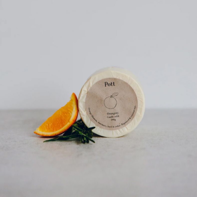 Pott Standard Candle Refill, Orangery
