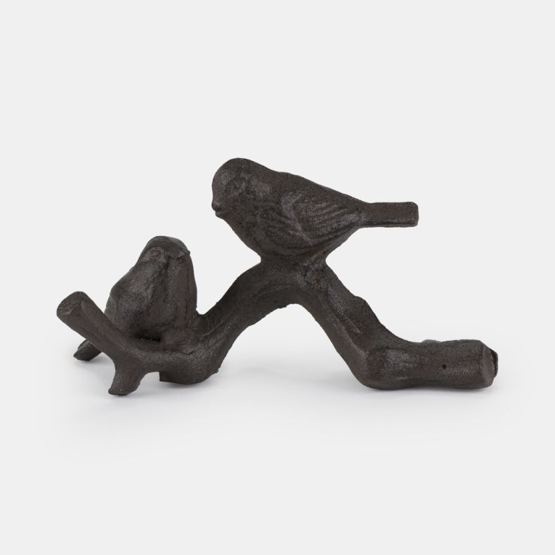 Cast Iron Birds on a Branch