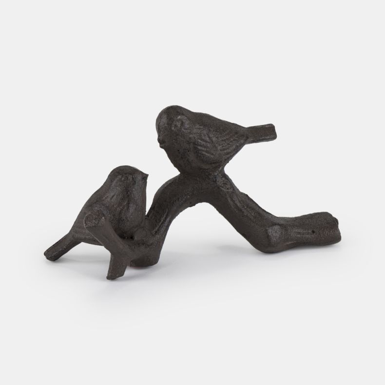 Cast Iron Birds on a Branch