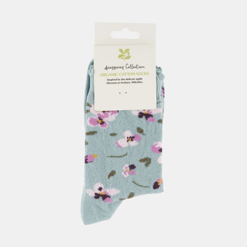 National Trust Avebury Apple Blossom Organic Cotton Socks