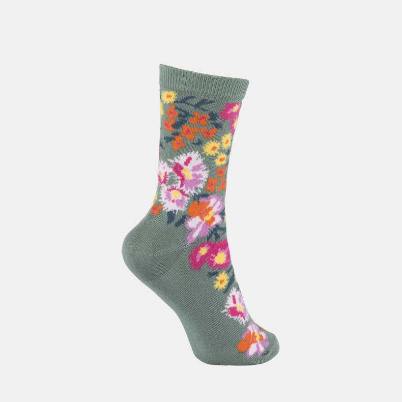 National Trust Dyffryn House Floral Organic Cotton Socks