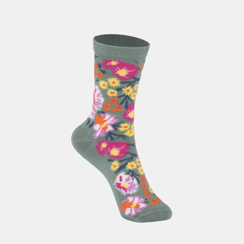 National Trust Dyffryn House Floral Organic Cotton Socks