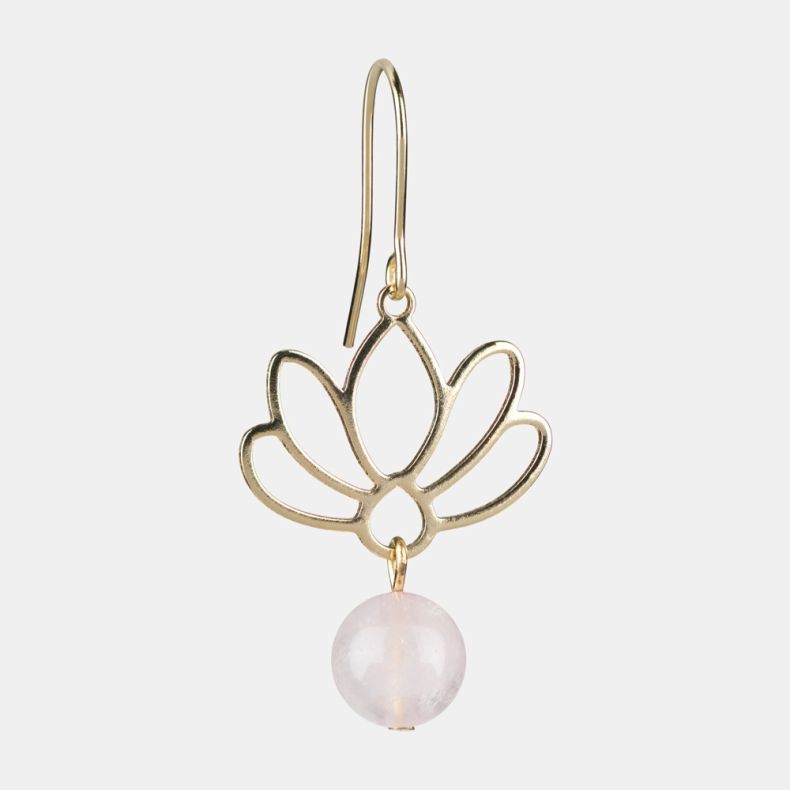 Copper Bee Blossom Earrings