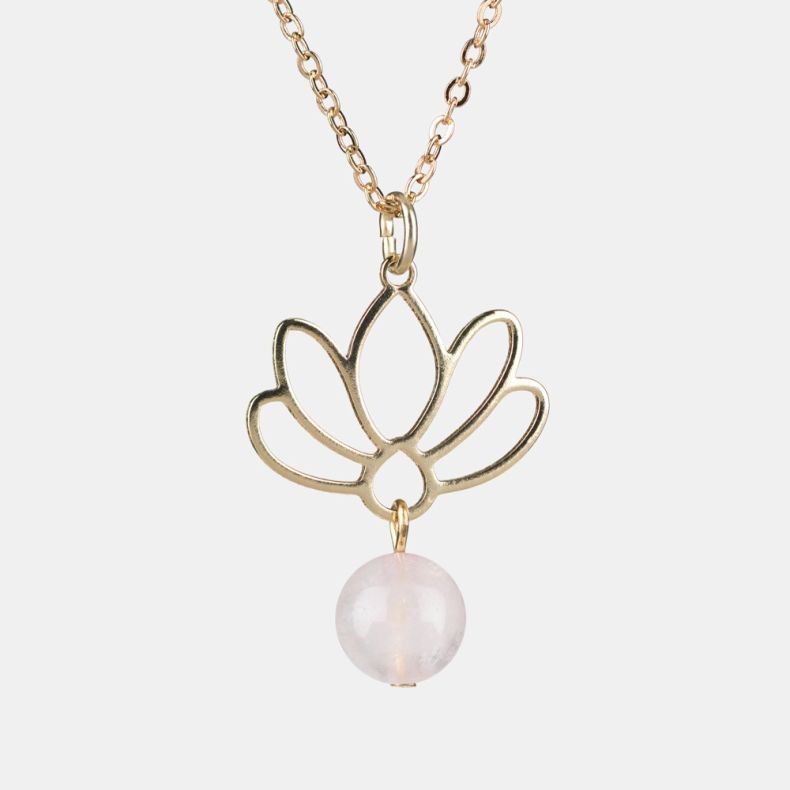 Copper Bee Blossom Necklace