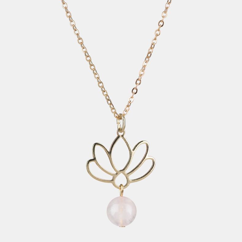 Copper Bee Blossom Necklace