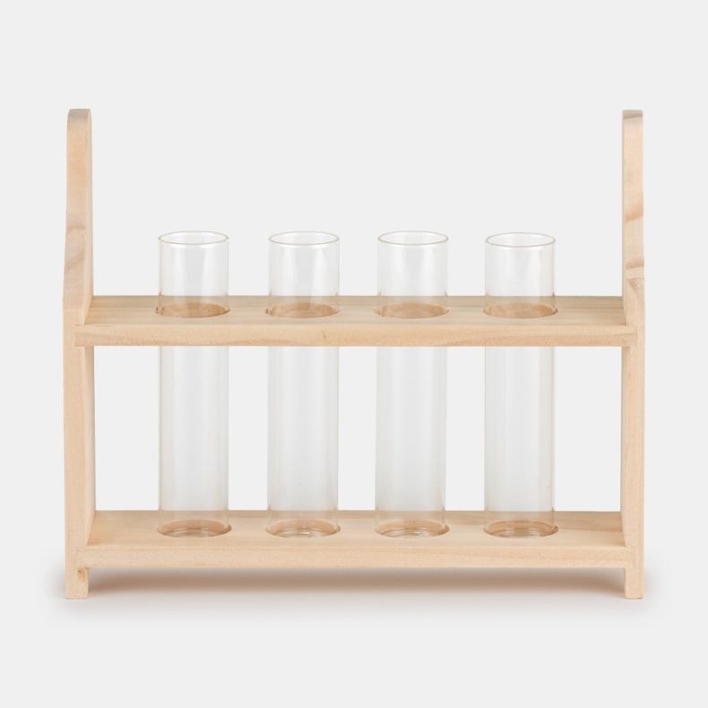 Wooden Test Tube Stand