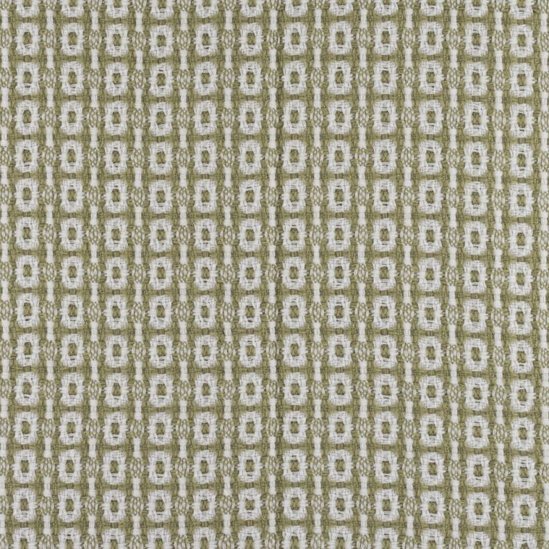 National Trust Recycled Oval Pattern Throw, Green