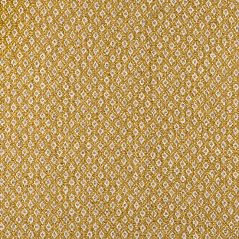 National Trust Recycled Diamond Weave Throw, Ochre