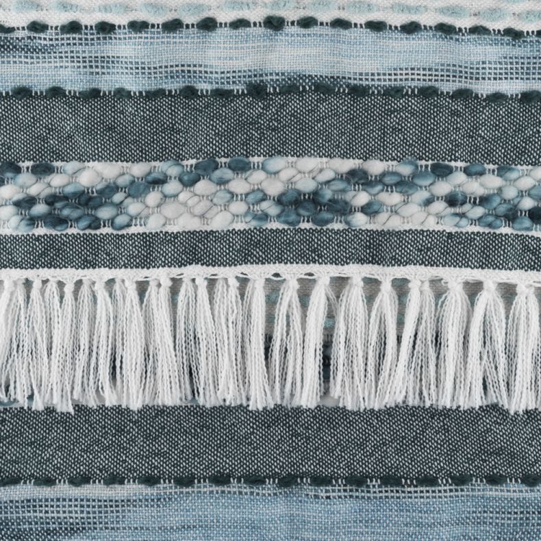 National Trust Recycled Throw, Aqua Teal