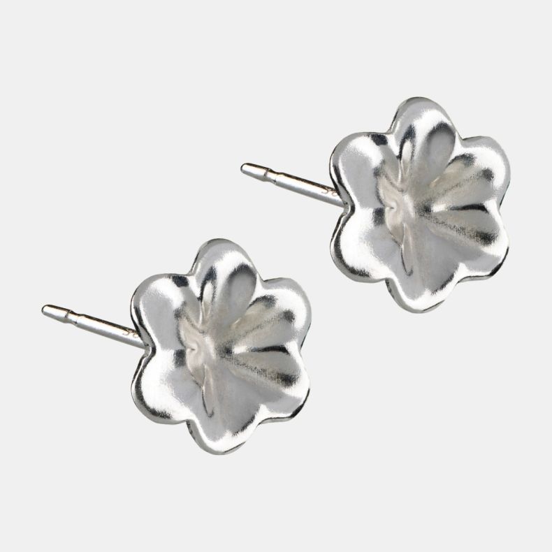 Just Trade Sterling Silver Flower Stud Earrings