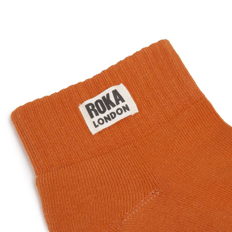 ROKA Wembley Burnt Orange Socks