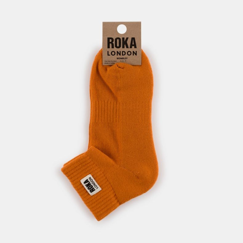 ROKA Wembley Burnt Orange Socks