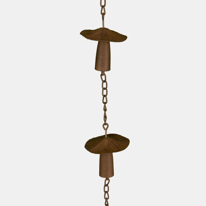 Rain Chain Mushrooms