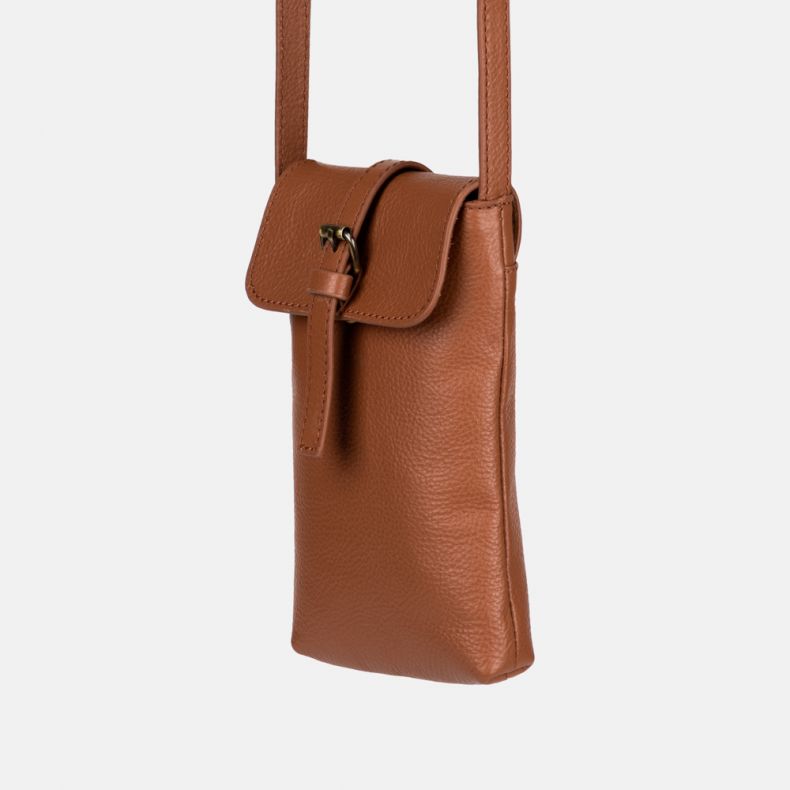 National Trust Leather Mini Cross Body Bag Tan