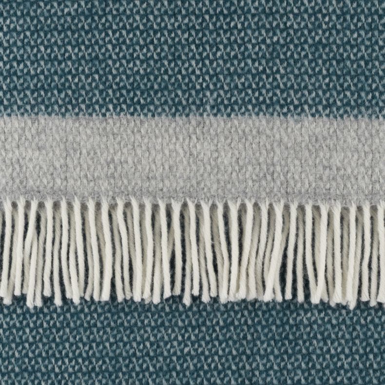 National Trust Illusion Throw, Teal