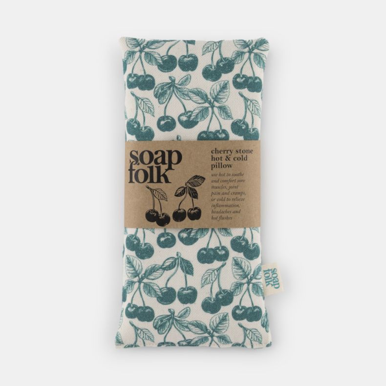 Soap Folk Cherry Stone Hot and Cold Pillow
