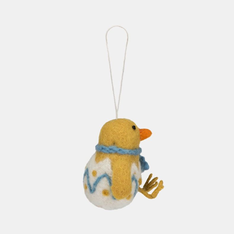 Amica Felt Egbert the Chick in Egg Decoration