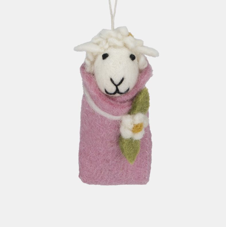 Amica Felt Lambs Woolly and Fleecy, Set of 2