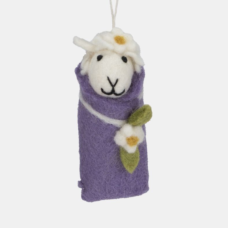 Amica Felt Lambs Woolly and Fleecy, Set of 2