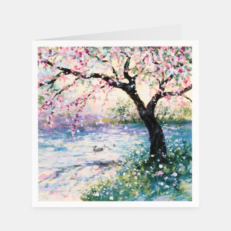 National Trust In Bloom Notecard Set by Lucy Grossmith, Pack of 20