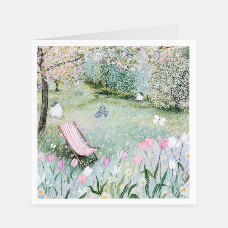 National Trust In Bloom Notecard Set by Lucy Grossmith, Pack of 20