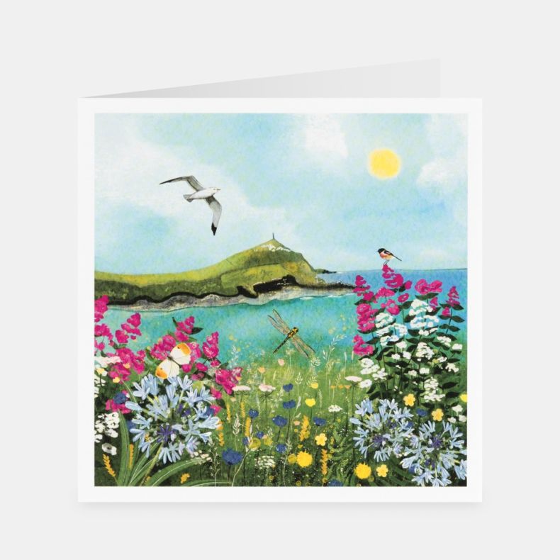National Trust Wildflower Way Notecard Set by Jaqueline Wild, Pack of 20