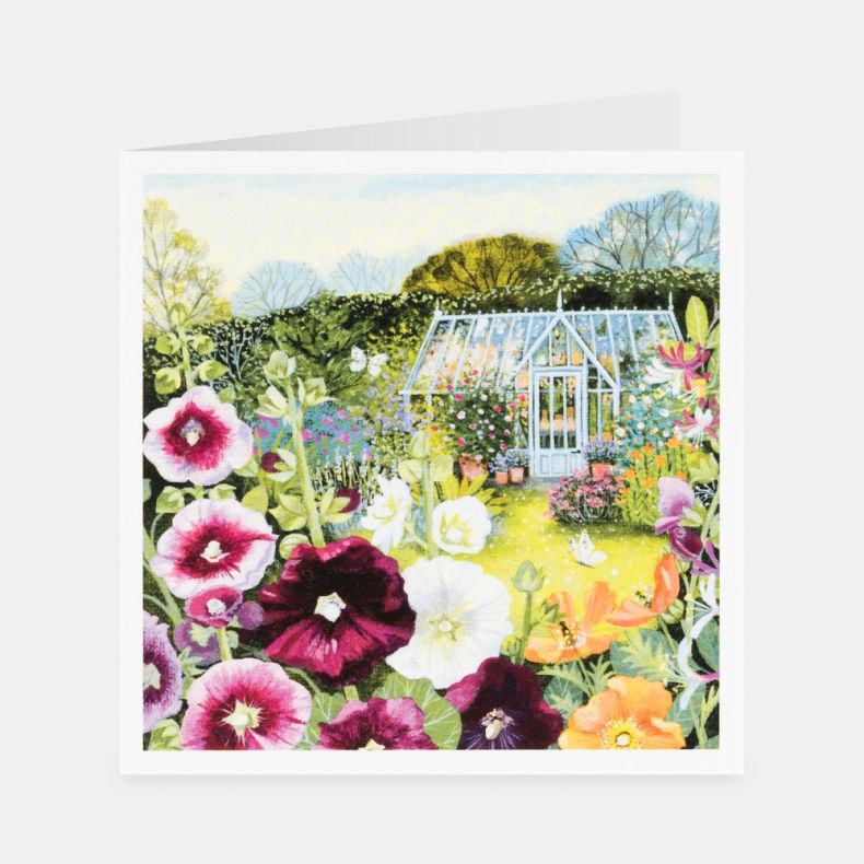 National Trust Glorious Greenhouse Notecard Set by Lucy Grossmith, Pack of 20
