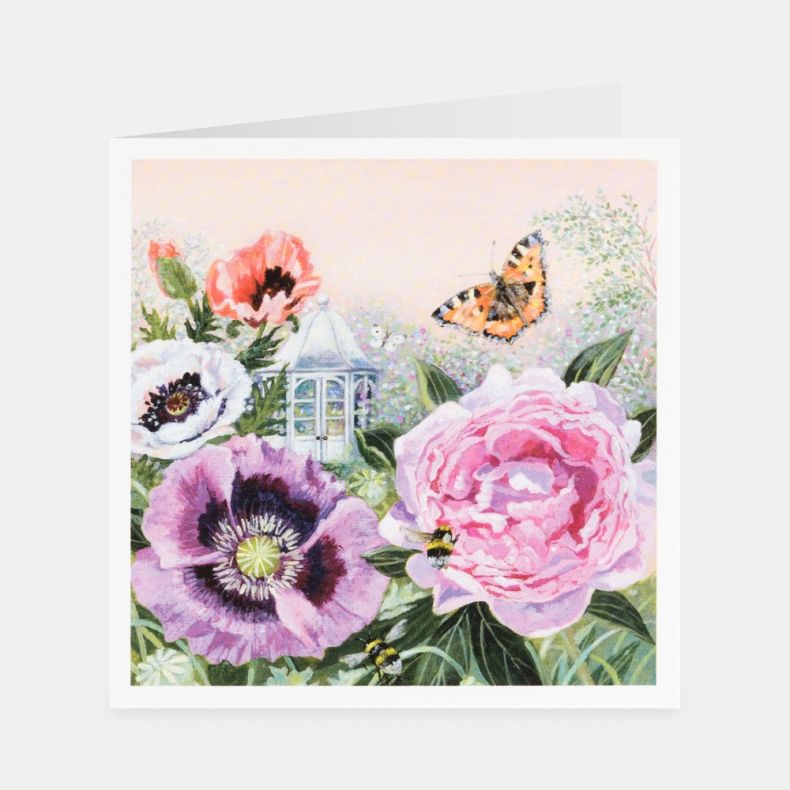 National Trust Glorious Greenhouse Notecard Set by Lucy Grossmith, Pack of 20