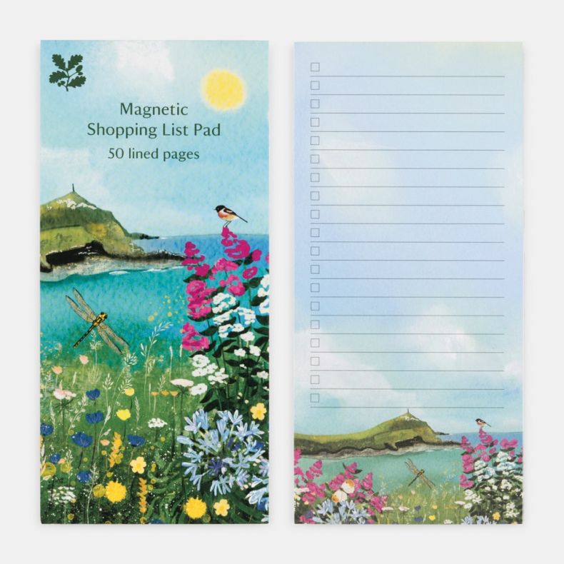 National Trust Wildflower Way Magnetic Notepad by Jaqueline Wild
