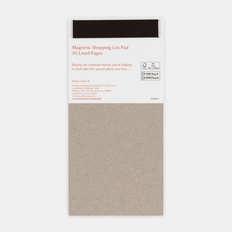 National Trust Glorious Greenhouse Magnetic Notepad by Lucy Grossmith