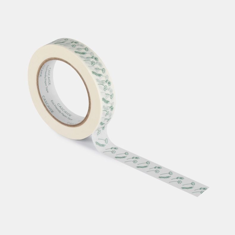Green Flora Paper Tape