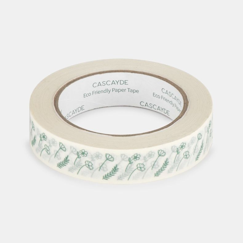 Green Flora Paper Tape