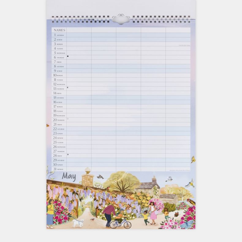 National Trust A3 Family Organiser Calendar 2027