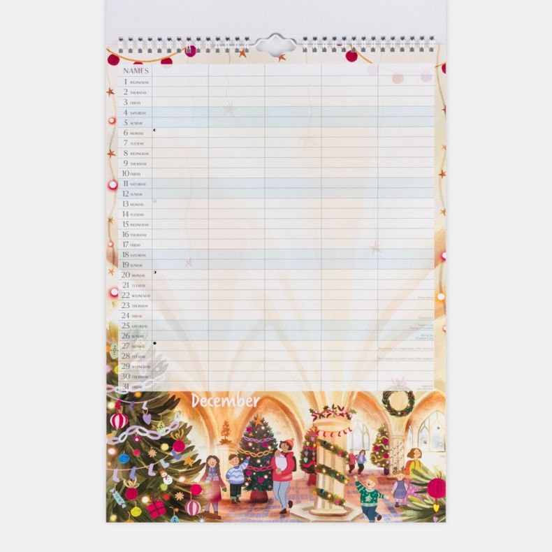 National Trust A3 Family Organiser Calendar 2027