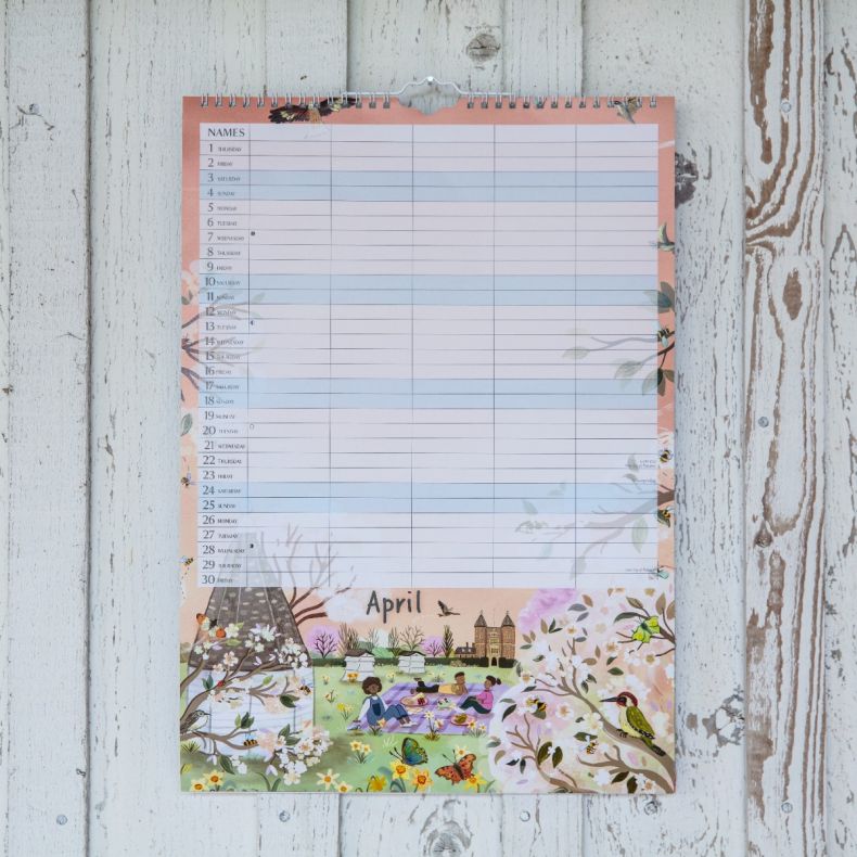 National Trust A3 Family Organiser Calendar 2027