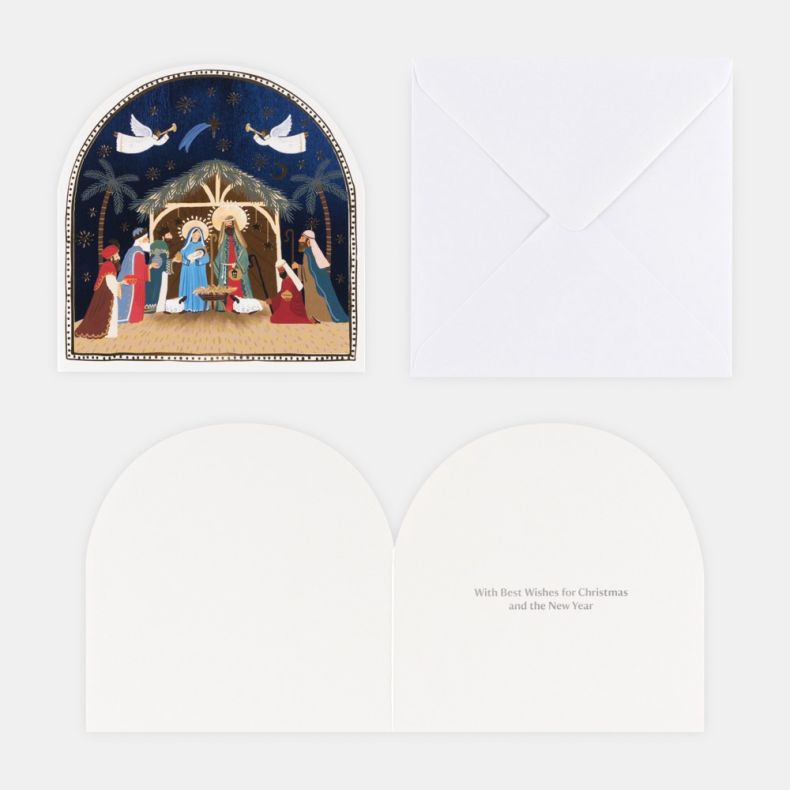 National Trust Nativity Christmas Cards Box of 10