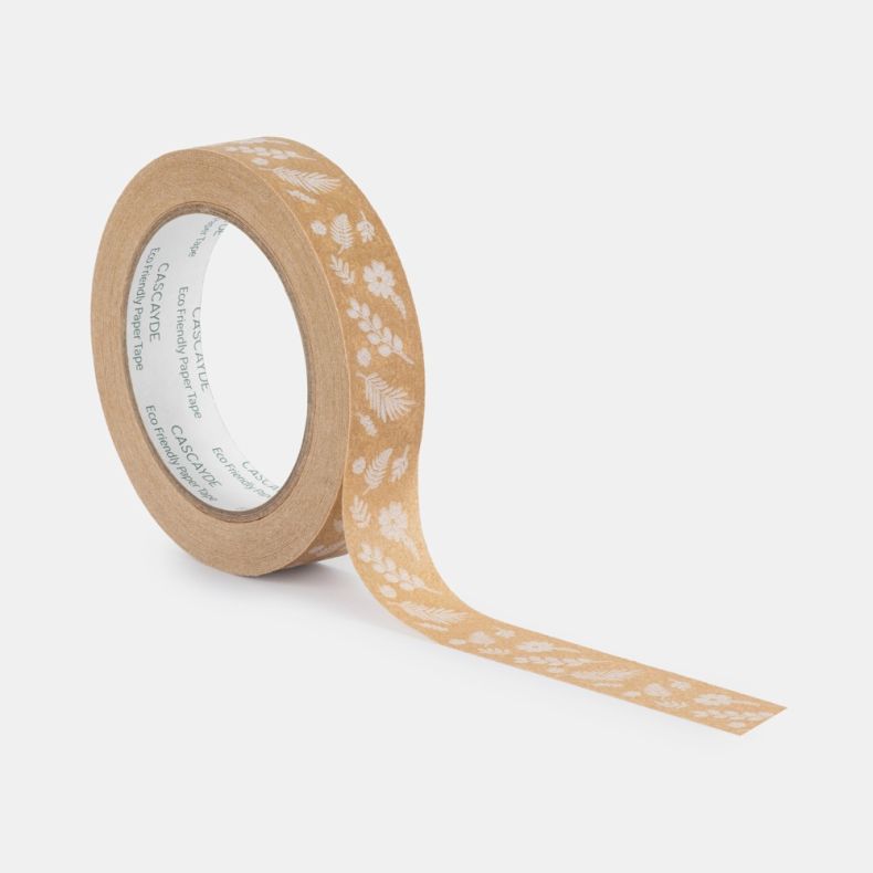 Paper Tape Kraft White Fern